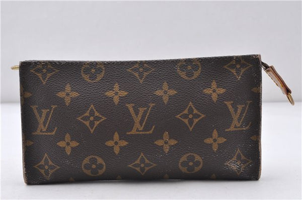 Authentic LOUIS VUITTON Monogram Bucket GM Shoulder Bag M42236 LV Junk 7116C