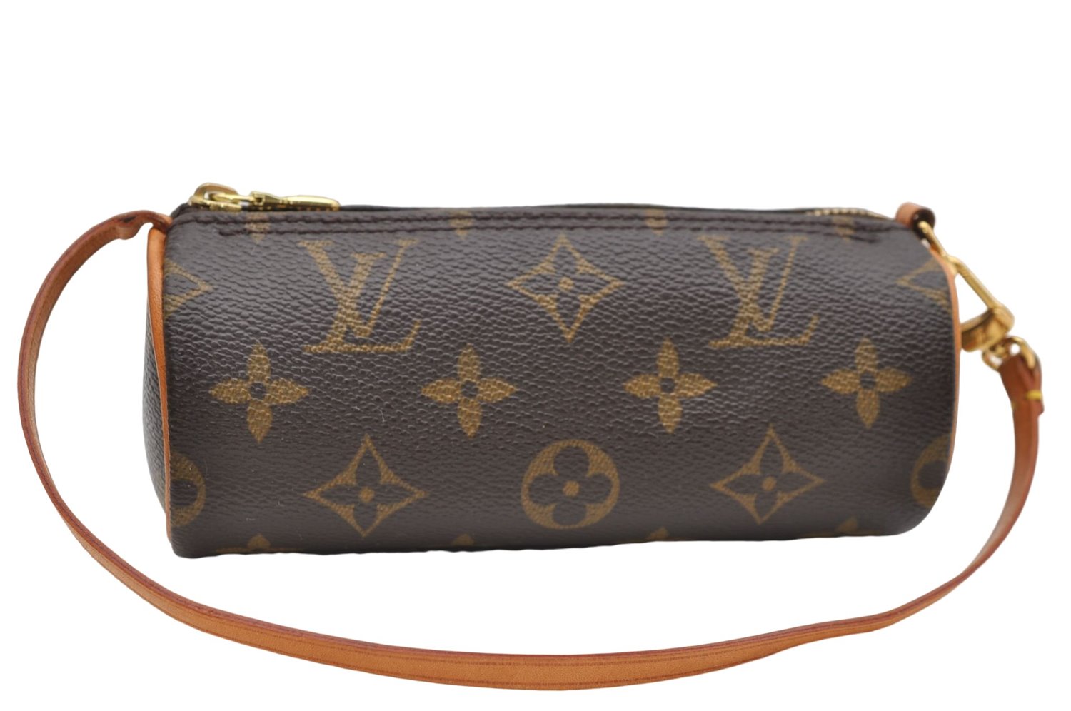 Authentic Louis Vuitton Monogram Papillon Pouch LV  7116D