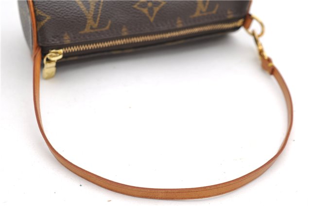 Authentic Louis Vuitton Monogram Papillon Pouch LV  7116D