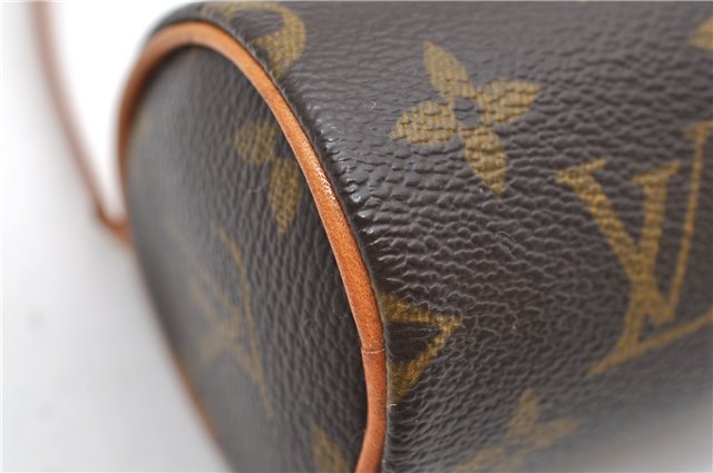 Authentic Louis Vuitton Monogram Papillon Pouch LV  7116D