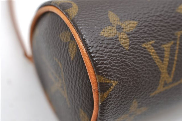 Authentic Louis Vuitton Monogram Papillon Pouch LV  7116D
