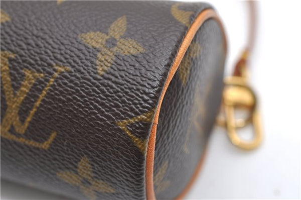 Authentic Louis Vuitton Monogram Papillon Pouch LV  7116D