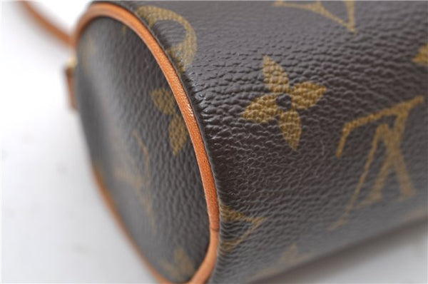 Authentic Louis Vuitton Monogram Papillon Pouch LV  7116D