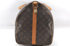 Auth Louis Vuitton Monogram Keepall Bandouliere 55 Boston Bag M41414 LV 7117D