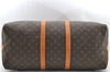 Auth Louis Vuitton Monogram Keepall Bandouliere 55 Boston Bag M41414 LV 7117D