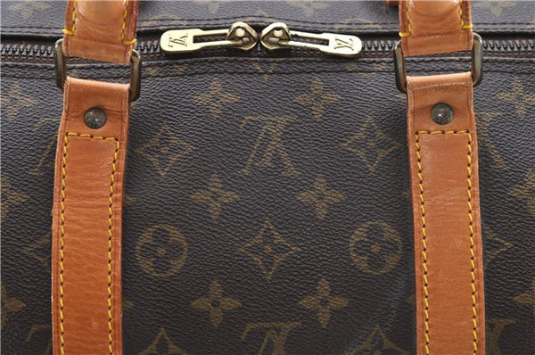 Auth Louis Vuitton Monogram Keepall Bandouliere 55 Boston Bag M41414 LV 7117D