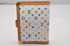 Louis Vuitton Monogram Multicolor Agenda PM Notebook Cover R20896 White 7118I