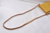 Auth Louis Vuitton Monogram Vernis Mott Shoulder Cross Bag M91136 Yellow 7121D