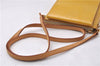 Auth Louis Vuitton Monogram Vernis Mott Shoulder Cross Bag M91136 Yellow 7121D