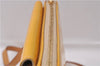 Auth Louis Vuitton Monogram Vernis Mott Shoulder Cross Bag M91136 Yellow 7121D