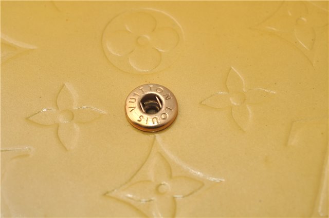 Auth Louis Vuitton Monogram Vernis Mott Shoulder Cross Bag M91136 Yellow 7121D