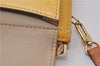 Auth Louis Vuitton Monogram Vernis Mott Shoulder Cross Bag M91136 Yellow 7121D