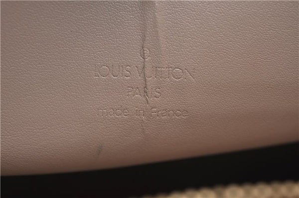 Auth Louis Vuitton Monogram Vernis Mott Shoulder Cross Bag M91136 Yellow 7121D