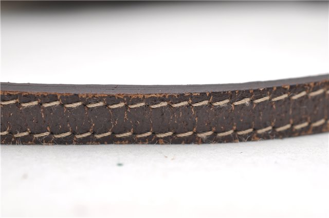 Authentic GUCCI Accessory Hand Pouch Purse GG Canvas Leather 154432 Brown 7123D