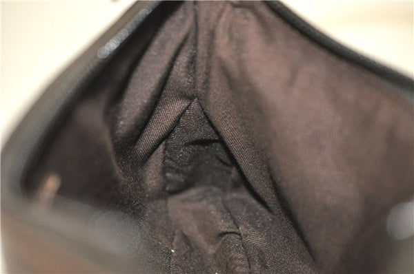 Authentic GUCCI Accessory Hand Pouch Purse GG Canvas Leather 154432 Brown 7123D