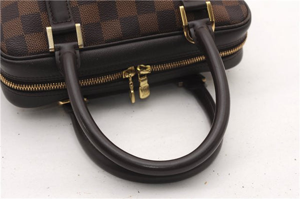 Authentic Louis Vuitton Damier Brera Hand Bag Purse N51150 LV 7123F