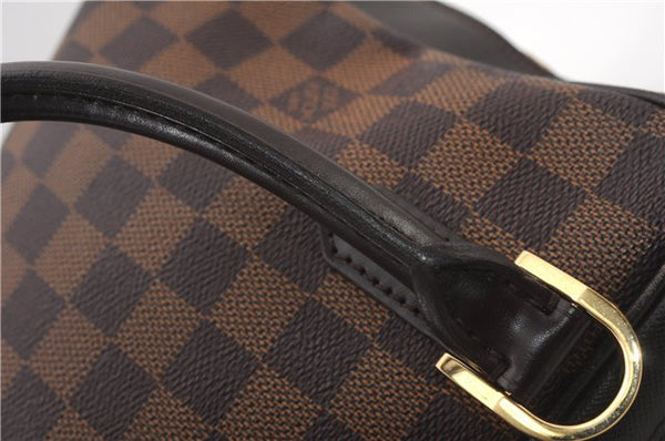 Authentic Louis Vuitton Damier Brera Hand Bag Purse N51150 LV 7123F