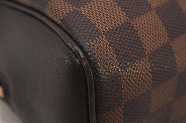 Authentic Louis Vuitton Damier Brera Hand Bag Purse N51150 LV 7123F