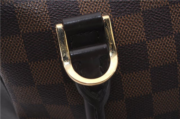 Authentic Louis Vuitton Damier Brera Hand Bag Purse N51150 LV 7123F