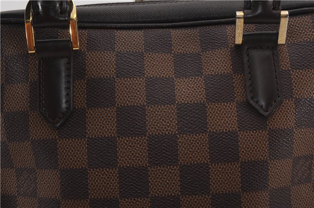 Authentic Louis Vuitton Damier Brera Hand Bag Purse N51150 LV 7123F