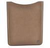 Authentic CHANEL Vintage Calf Skin Soft iPad Tablet Case Purse Beige CC 7123I