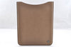 Authentic CHANEL Vintage Calf Skin Soft iPad Tablet Case Purse Beige CC 7123I