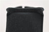 Authentic HERMES Fourre Tout PM Hand Tote Bag Purse Canvas Black 7124C