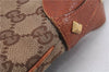 Auth GUCCI New Jackie Shoulder Hand Bag GG Canvas Leather 120885 Brown 7124D