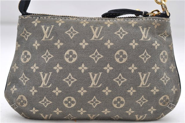 Louis Vuitton Monogram Idylle Mini Pochette Accessoires Pouch M62998 Blue 7125D