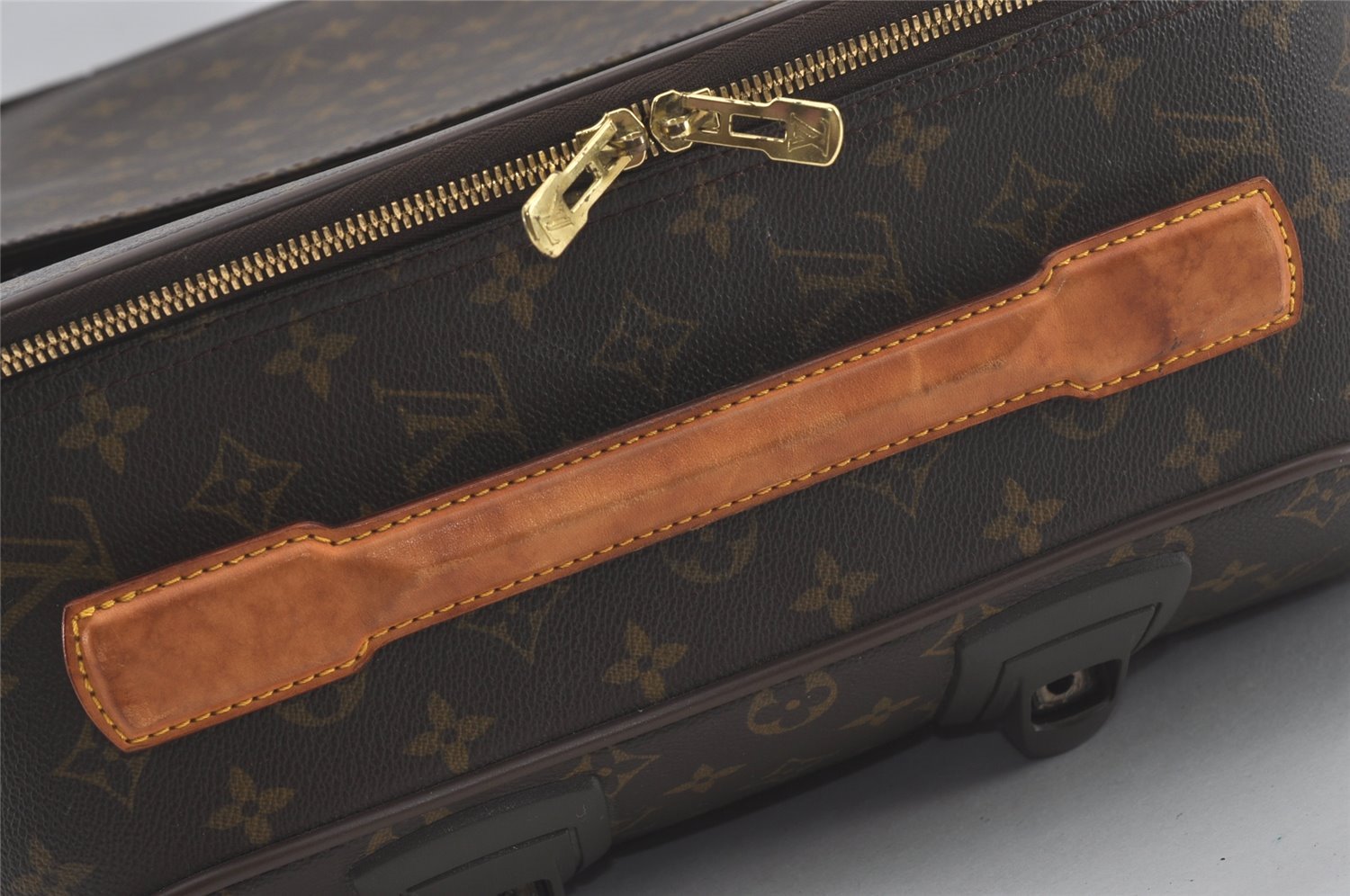 Authentic Louis Vuitton Monogram Pegase 45 Travel Suitcase M23293 Junk 7125I