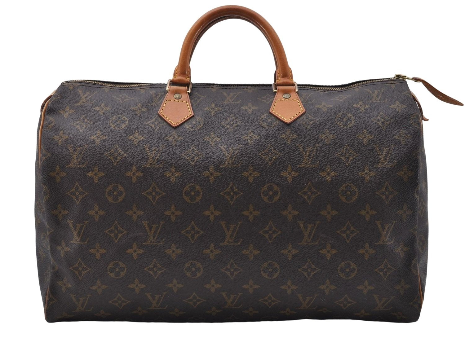 Authentic Louis Vuitton Monogram Speedy 40 Hand Boston Bag M41522 LV 7126D