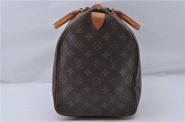 Authentic Louis Vuitton Monogram Speedy 40 Hand Boston Bag M41522 LV 7126D