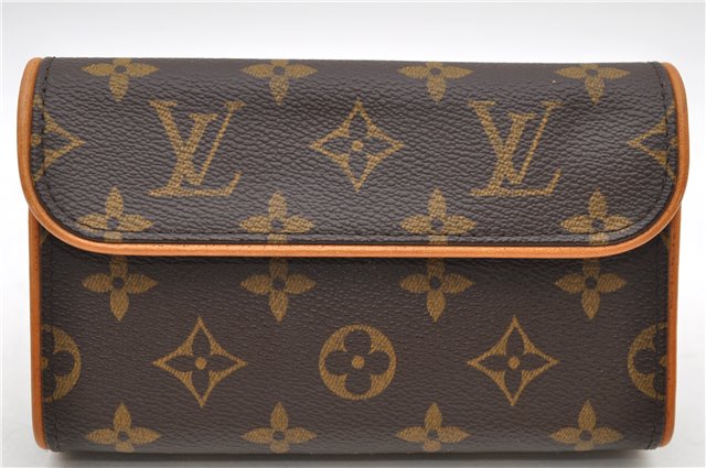 Auth Louis Vuitton Monogram Pochette Florentine Pouch Waist Bag M51855 LV 7127D