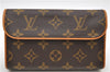 Auth Louis Vuitton Monogram Pochette Florentine Pouch Waist Bag M51855 LV 7127D