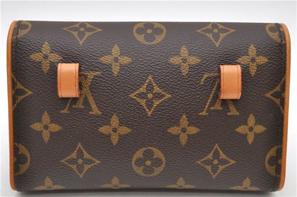 Auth Louis Vuitton Monogram Pochette Florentine Pouch Waist Bag M51855 LV 7127D