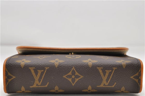 Auth Louis Vuitton Monogram Pochette Florentine Pouch Waist Bag M51855 LV 7127D