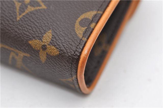 Auth Louis Vuitton Monogram Pochette Florentine Pouch Waist Bag M51855 LV 7127D