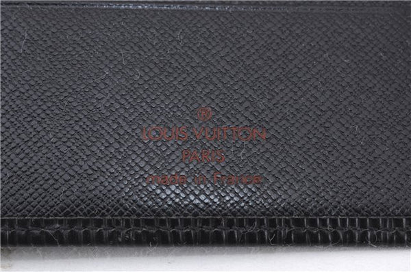 Authentic Louis Vuitton Epi Agenda Note Book Cover Black 7127E