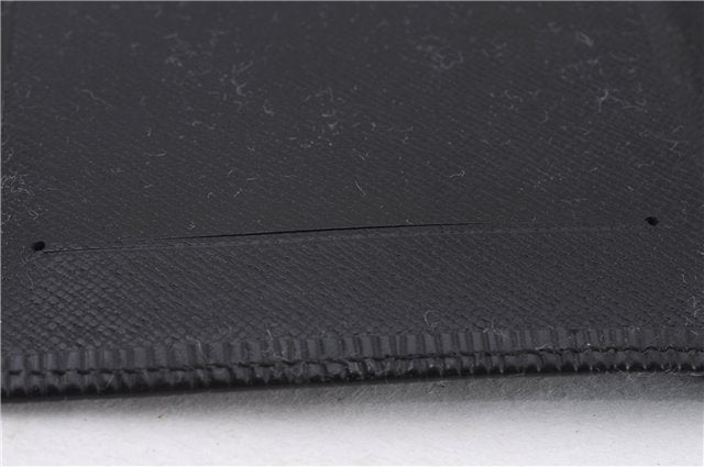 Authentic Louis Vuitton Epi Agenda Note Book Cover Black 7127E