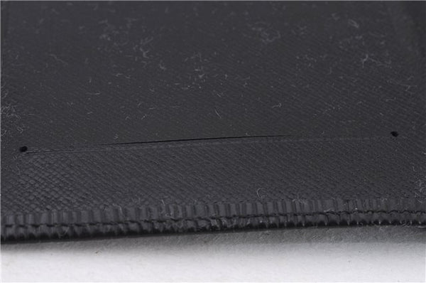 Authentic Louis Vuitton Epi Agenda Note Book Cover Black 7127E