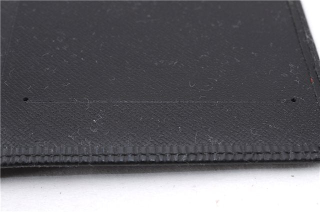 Authentic Louis Vuitton Epi Agenda Note Book Cover Black 7127E