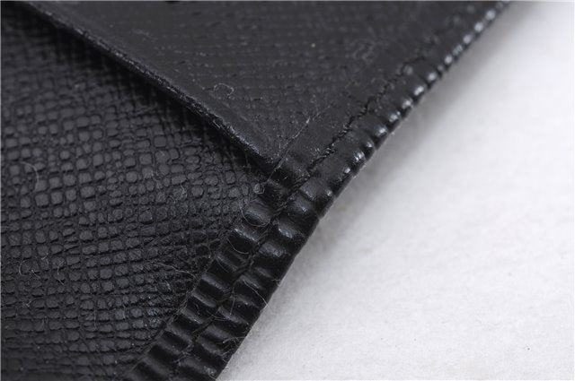 Authentic Louis Vuitton Epi Agenda Note Book Cover Black 7127E