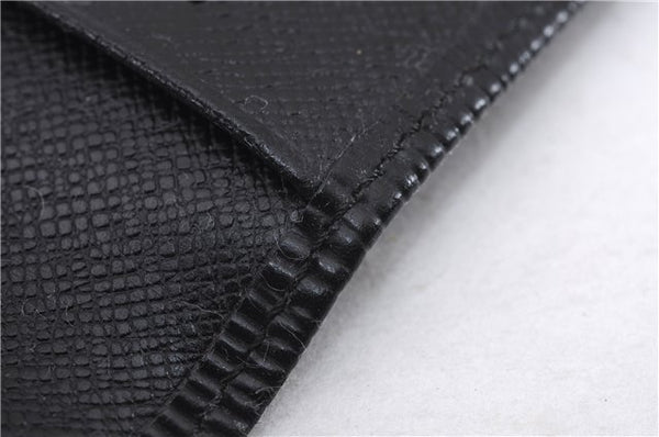 Authentic Louis Vuitton Epi Agenda Note Book Cover Black 7127E