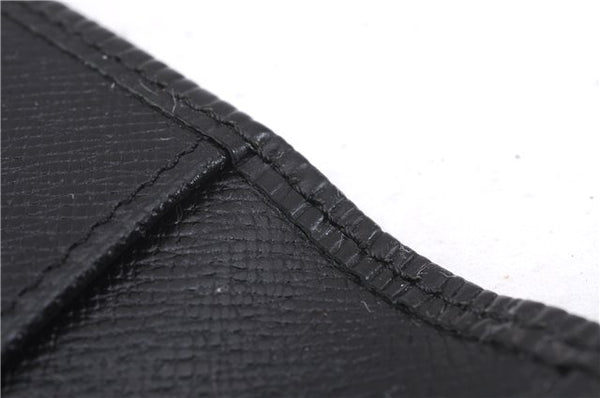 Authentic Louis Vuitton Epi Agenda Note Book Cover Black 7127E