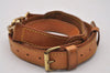 Authentic Louis Vuitton Leather Shoulder Strap Beige 40.2-47.2" LV 7127I