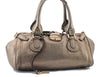 Authentic Chloe Paddington Leather Shoulder Hand Bag Purse Gold 7129C