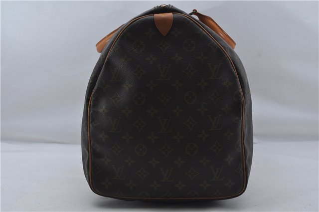 Authentic Louis Vuitton Monogram Keepall 55 Travel Boston Bag M41424 LV 7129D