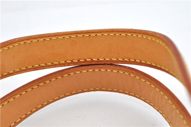 Auth Louis Vuitton Vernis Rose Wood Avenue Shoulder Bag Yellow M93508 LV 7130F