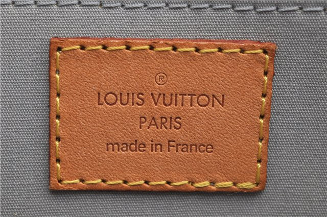 Auth Louis Vuitton Vernis Rose Wood Avenue Shoulder Bag Yellow M93508 LV 7130F