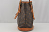 Authentic Louis Vuitton Monogram Bucket PM Shoulder Tote Bag M42238 Junk 7131I